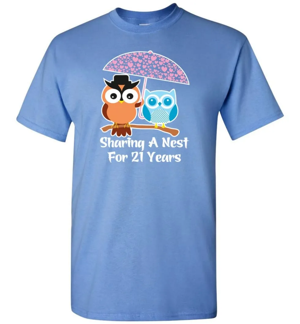 21 Years Wedding Anniversary Gifts Valentine's Day T-shirt