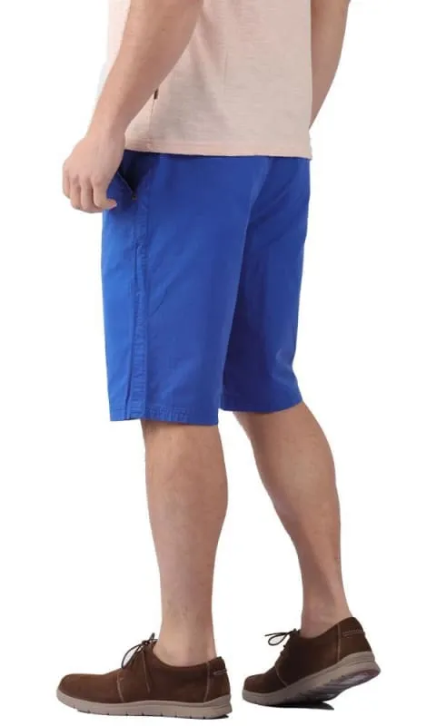 21851 Casual Basic Blue Plain Short