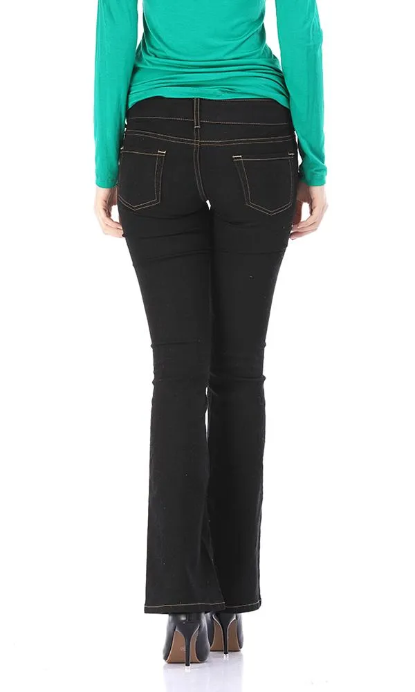 28237-Women Trouser Jeans-Black