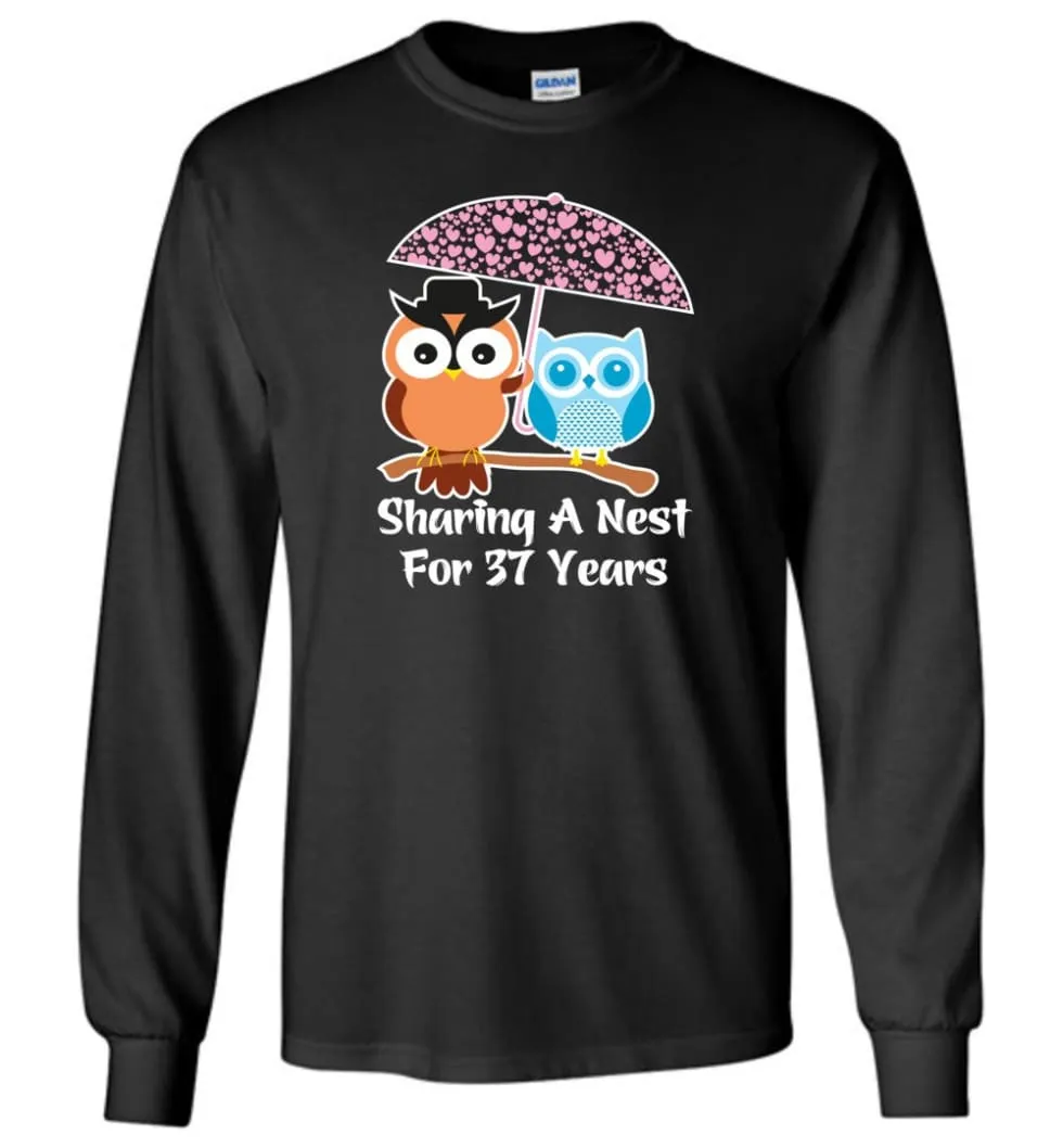 37 Years Wedding Anniversary Gifts Valentine's Day Long Sleeve T-Shirt