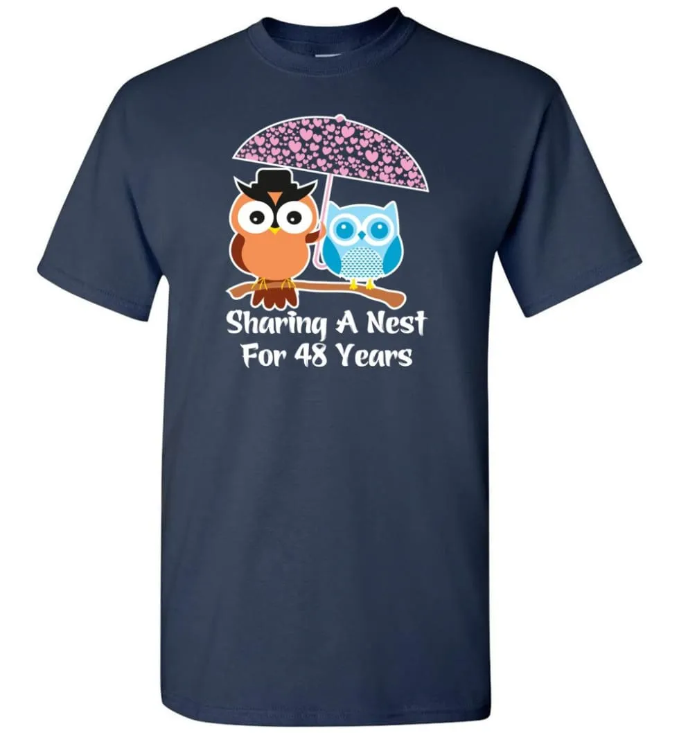 48 Years Wedding Anniversary Gifts Valentine's Day T-shirt