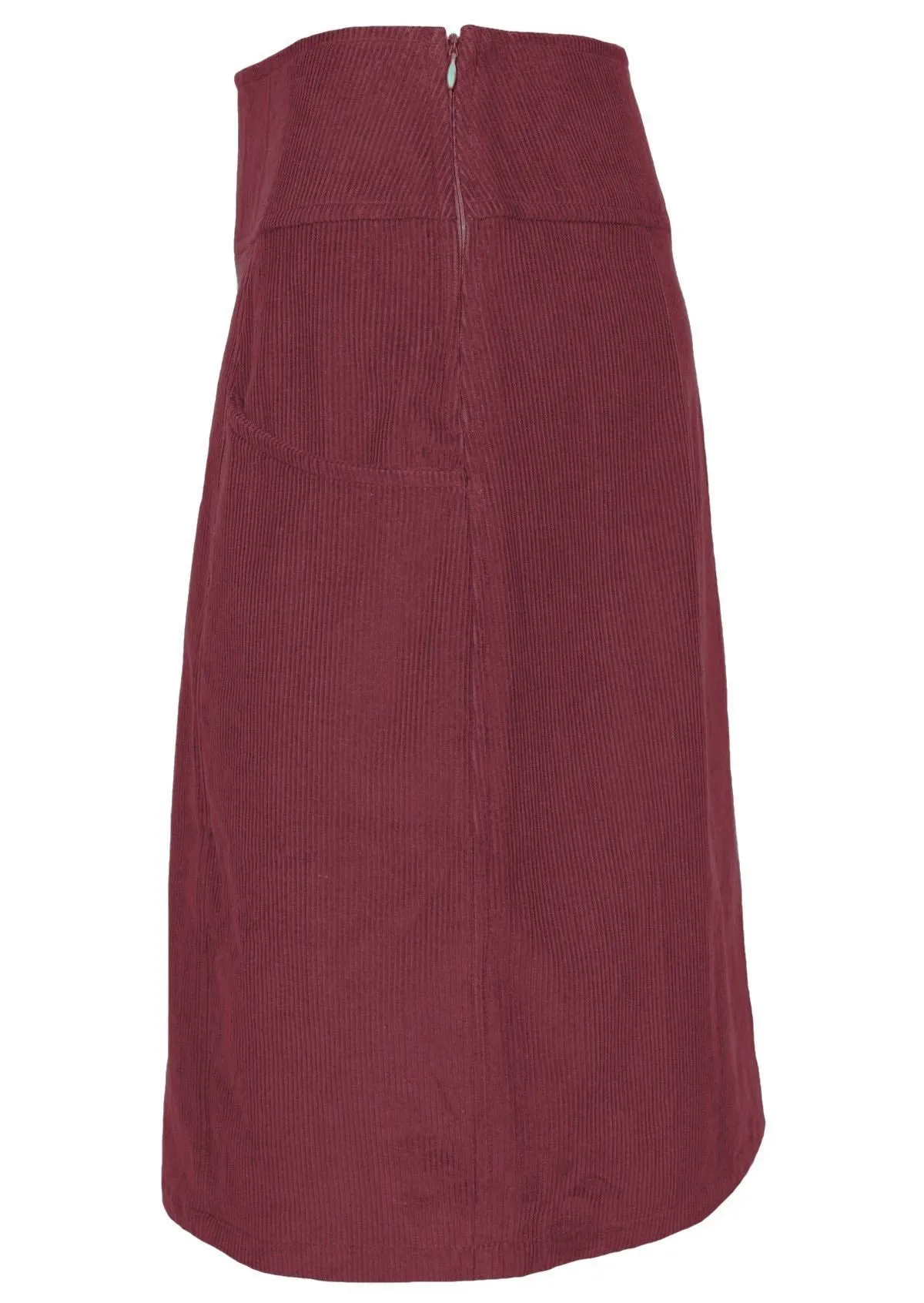 Aalia Corduroy Skirt Zinfandel