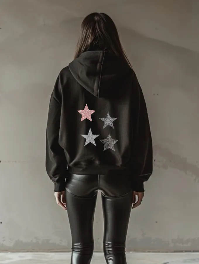 ALL STARS HOODIE - BLACK