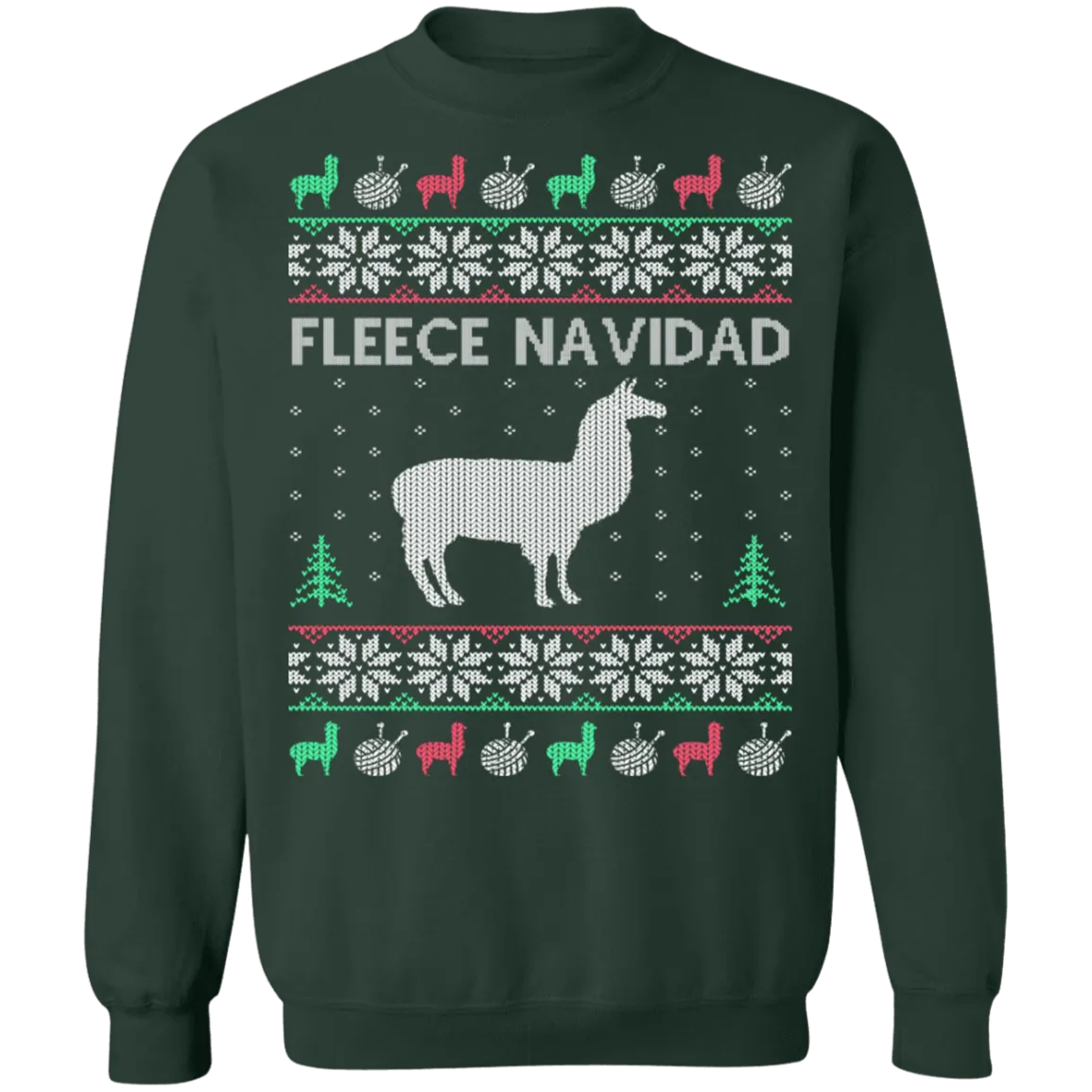 Alpaca Fleece Navidad Ugly Christmas Sweater