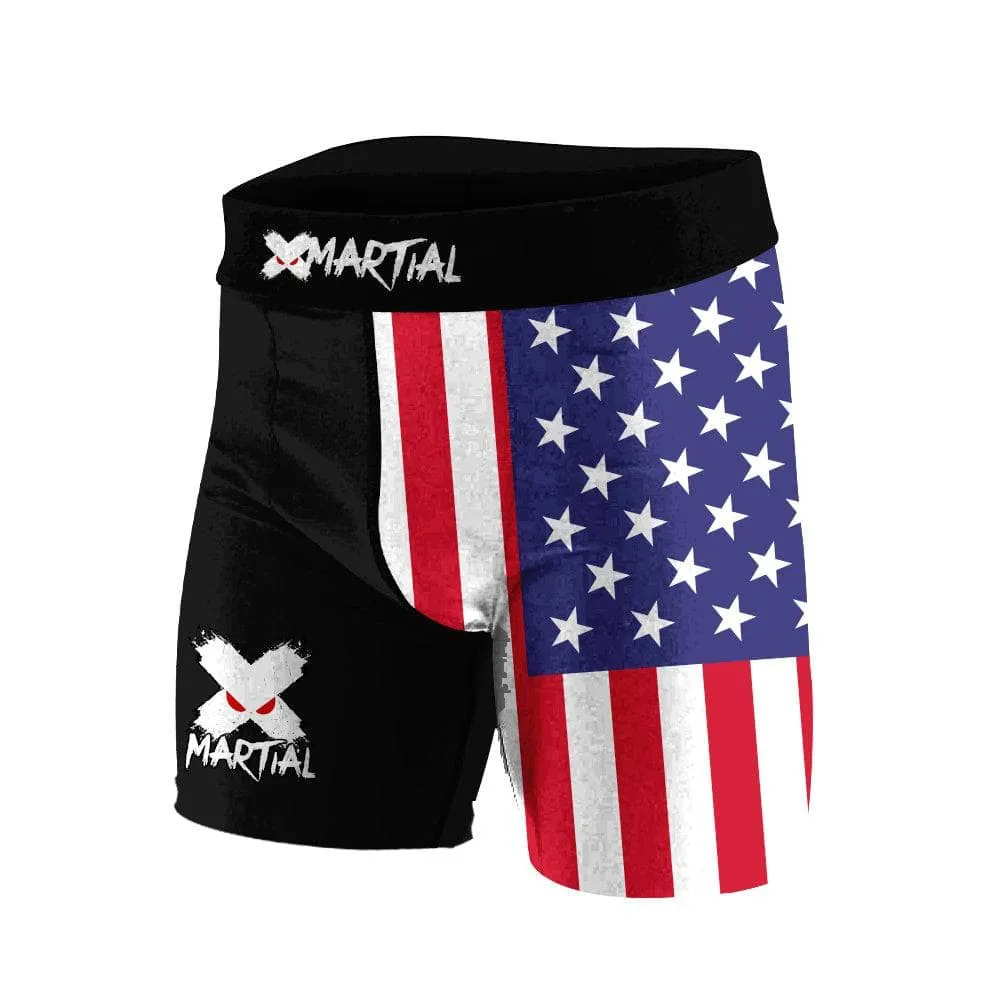 American Warrior BJJ/MMA Compression Shorts