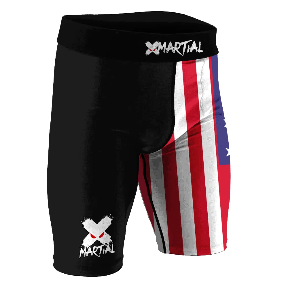 American Warrior BJJ/MMA Compression Shorts