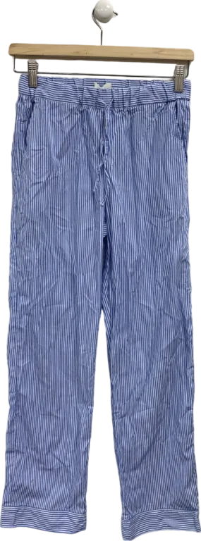 Arket Blue White Striped Pyjama Trousers XS