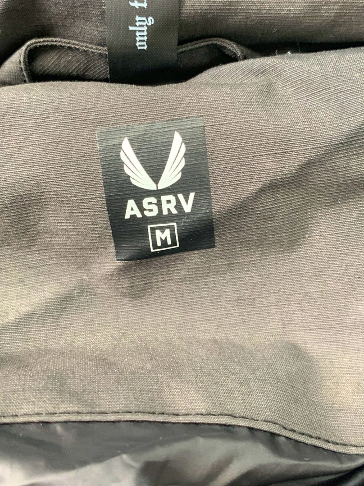 ASRV Black Puffer Jacket - M