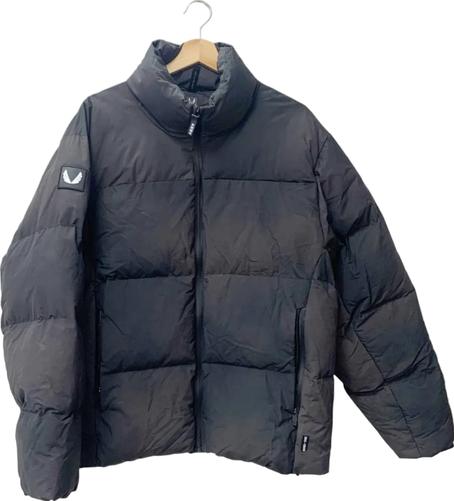 ASRV Black Puffer Jacket - M