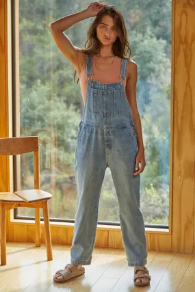 BD219 | Rake it Up Denim Overalls