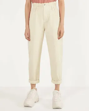 Bershka Slouchy trousers with an elastic waistband