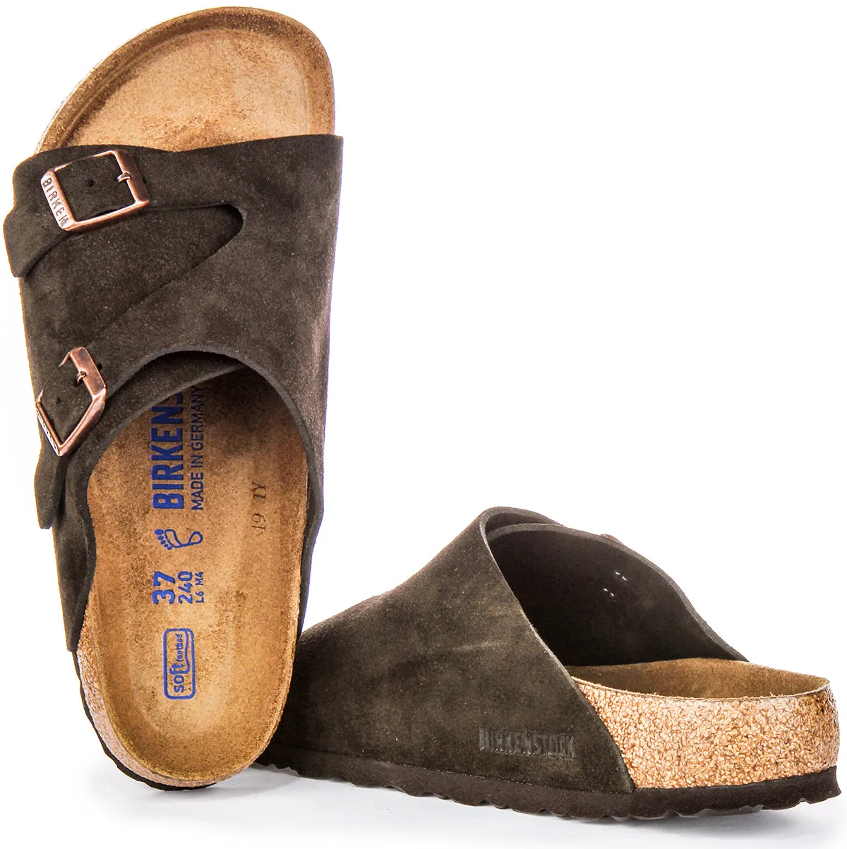 Birkenstock Zurich SFB In Mocha | Regular Fit