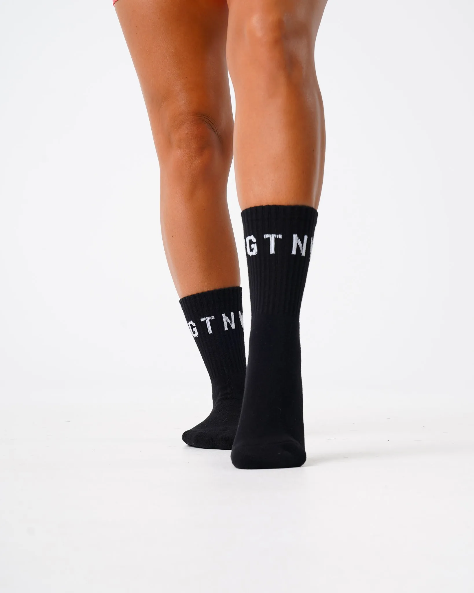 Black NVGTN Crew Socks