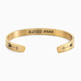 Blessed Mama Cuff Bracelet