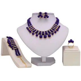 Bridal Gift Gold-color Jewellery For Wedding & Party