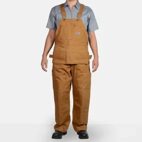 Carpenter Bib Overalls: Brown