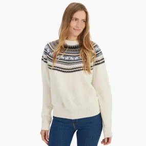 Cashmere Goat Fair Isle Crewneck Sweater