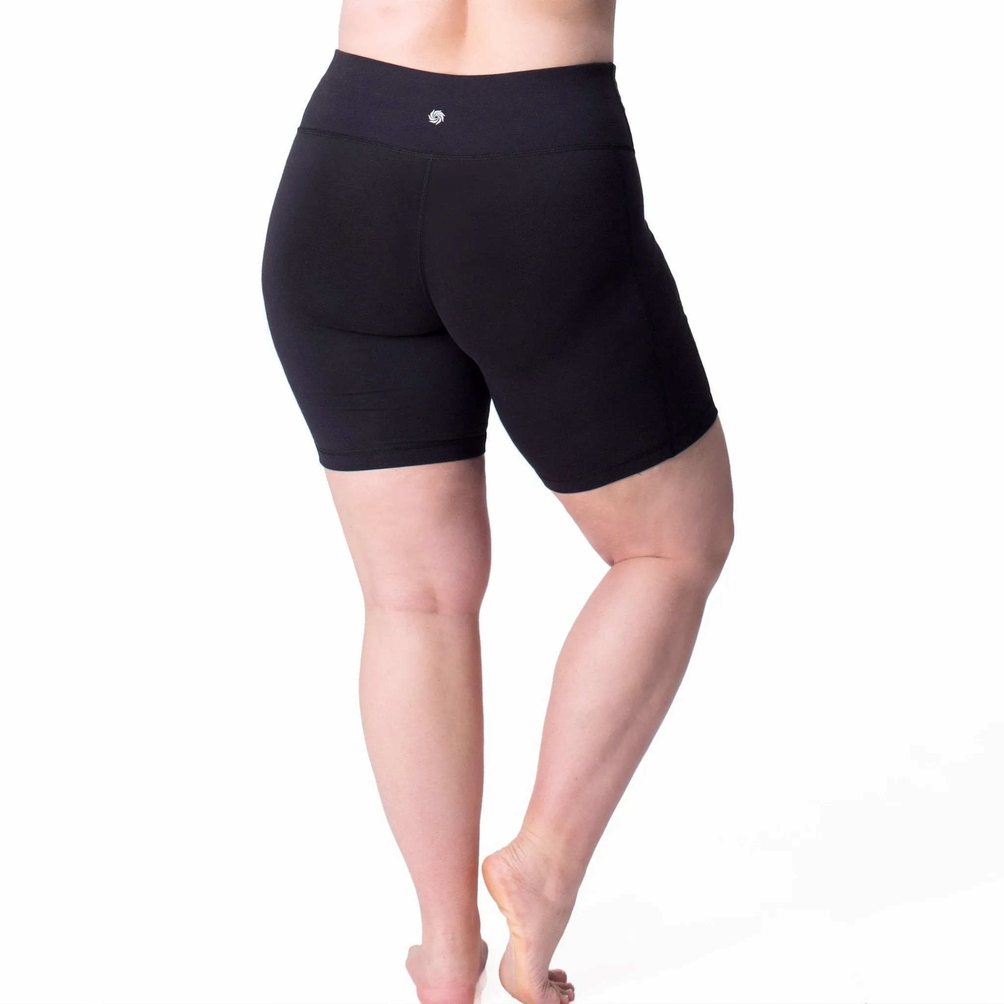 Charcoal Heather Grey Curve Basix Compression Bike Short