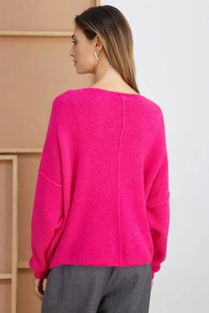 Charli - Hailey Sweater - Fuchsia *FINAL SALE