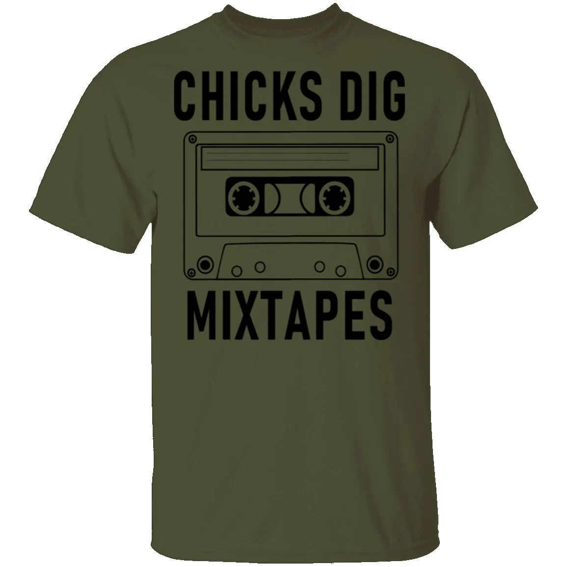 Chicks Dig Mixtapes T-Shirt