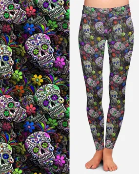 Colorful   Sugar Skulls Bike  Gym shorts  SH-13