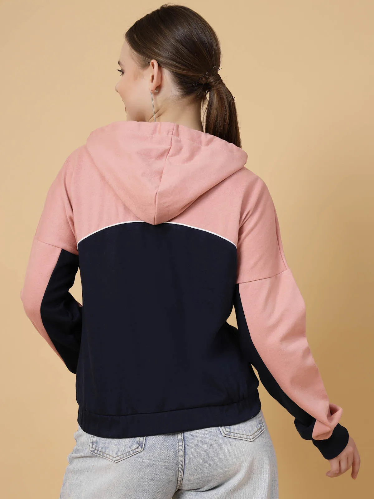 Colourblock Hooded Sweatshirt