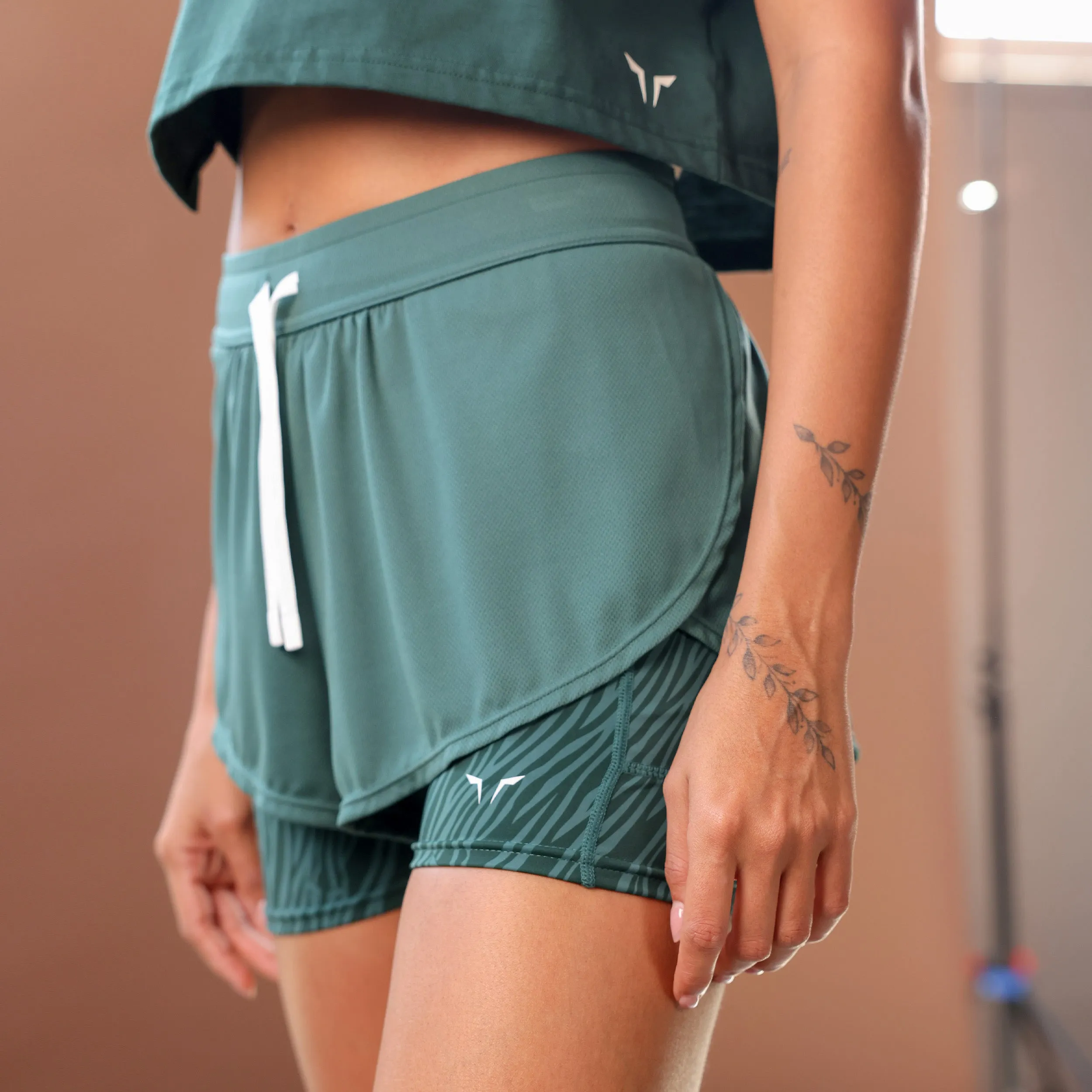 Core 2-in-1 Wild Shorts - Pine Grove