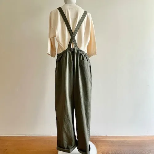 Cotton Herringbone Overalls