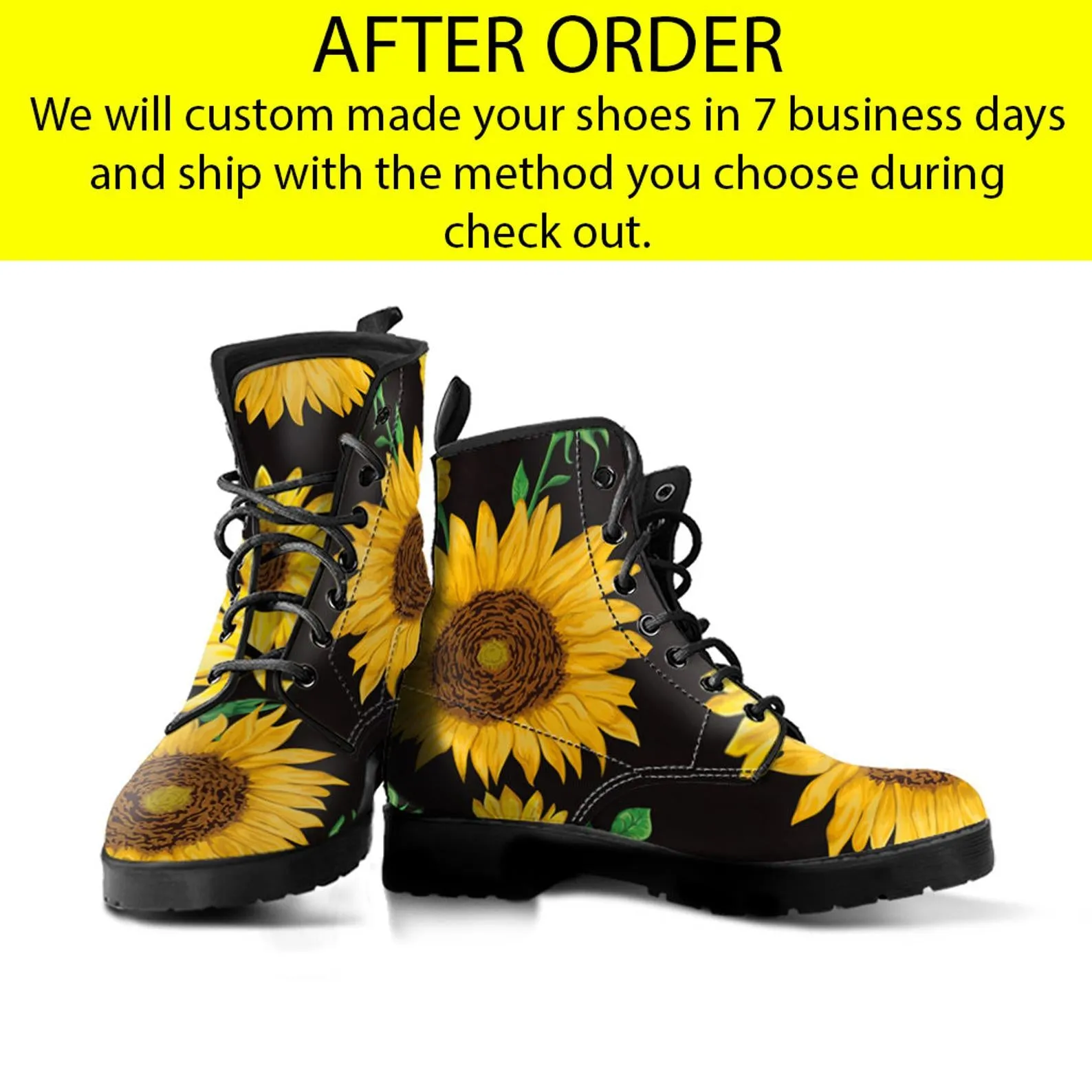 Custom Shoes Design Your Own Boots Personalised Vegan Leather Boots Custom Made Gifts Custom Boots  Style Sneakers For Adults Women & Men