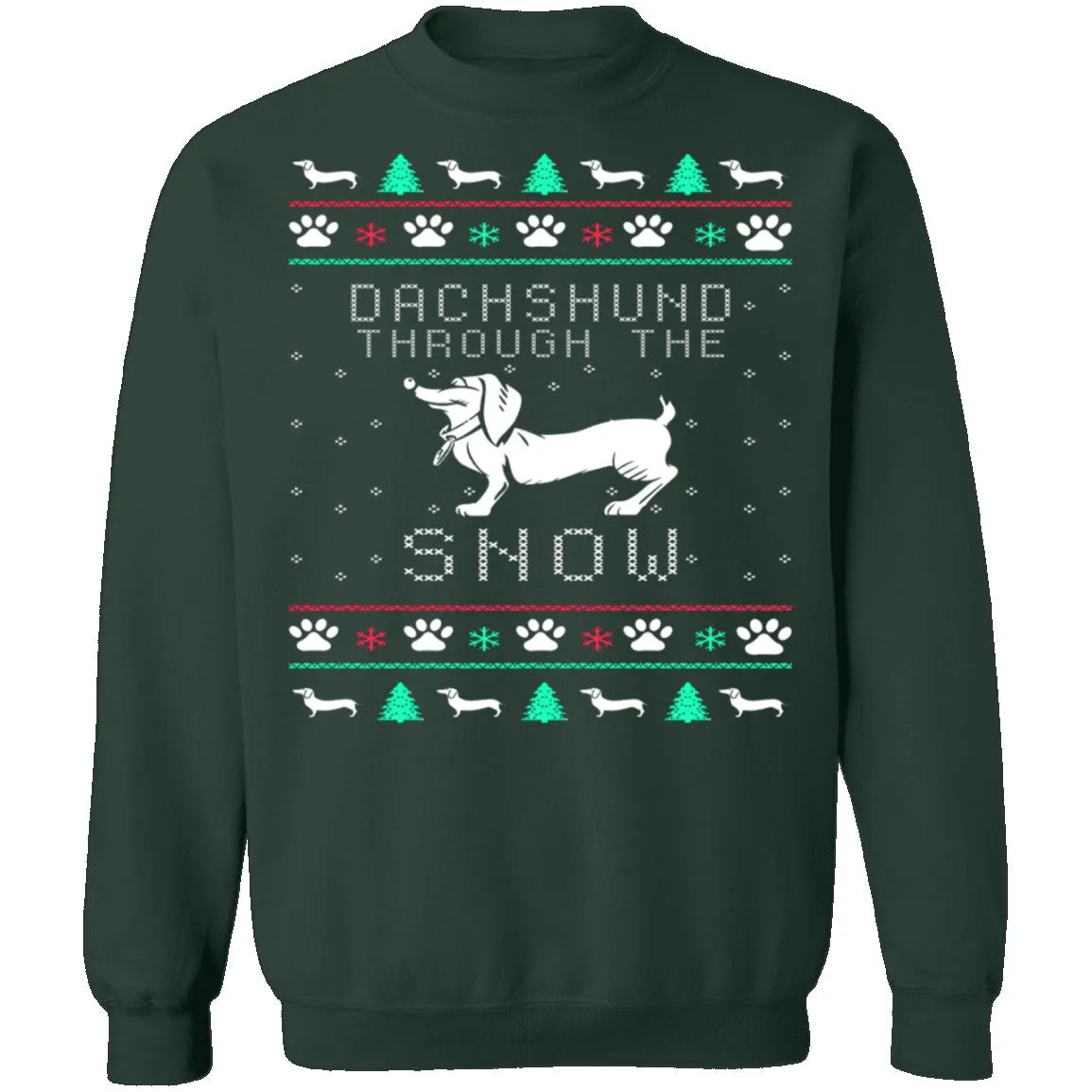 Dachshund Ugly Christmas Sweater