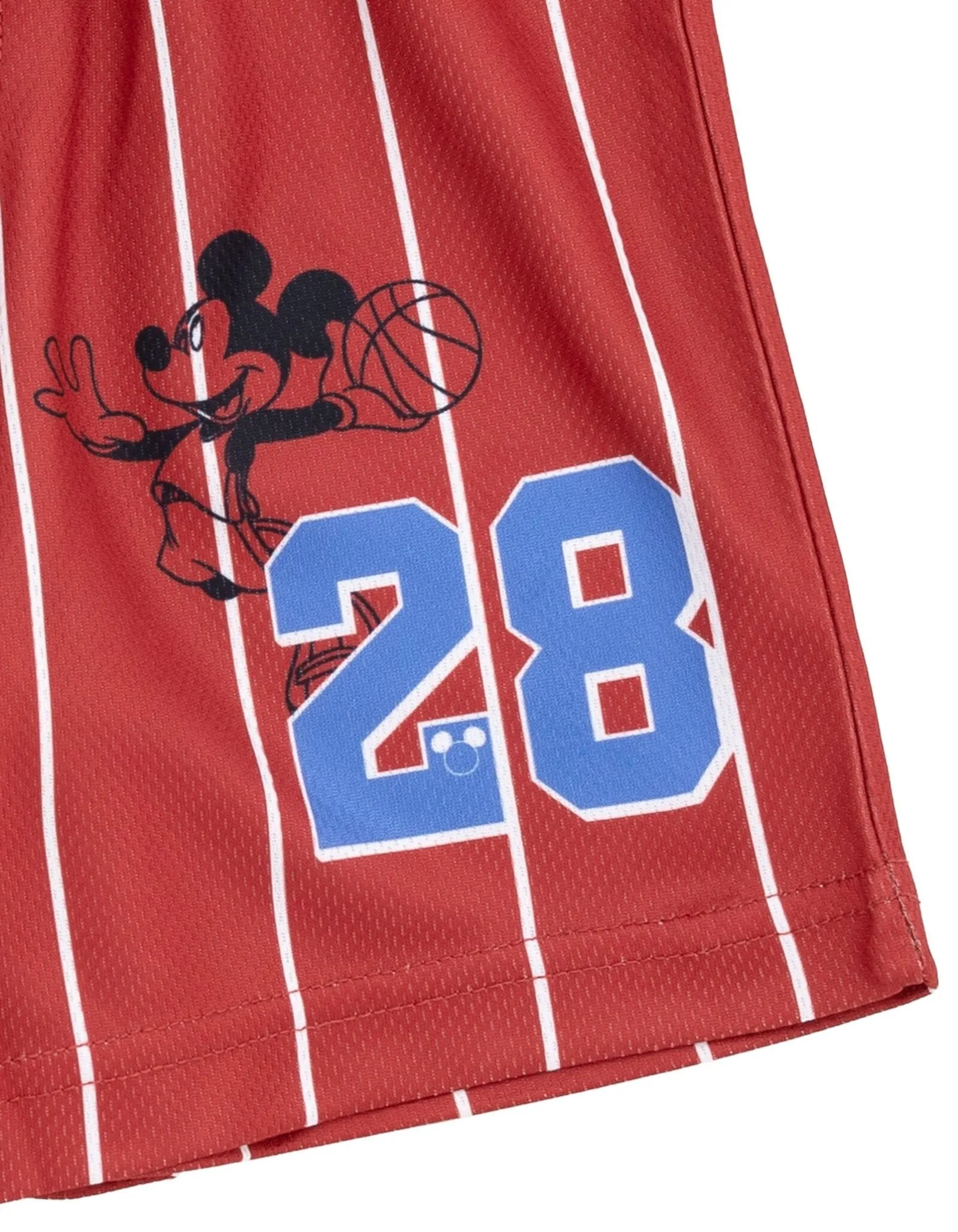 Disney Mickey Mouse Mesh Jersey Athletic Tank Top Basketball Shorts Outfit Set