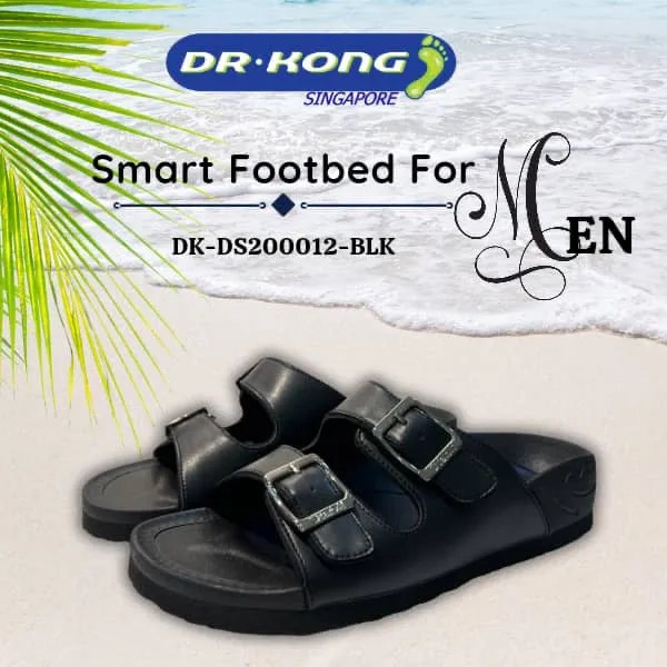 DR.KONG WOMEN SMART FOOTBED SANDALS DK-DS200012-BLK(RP : $149)