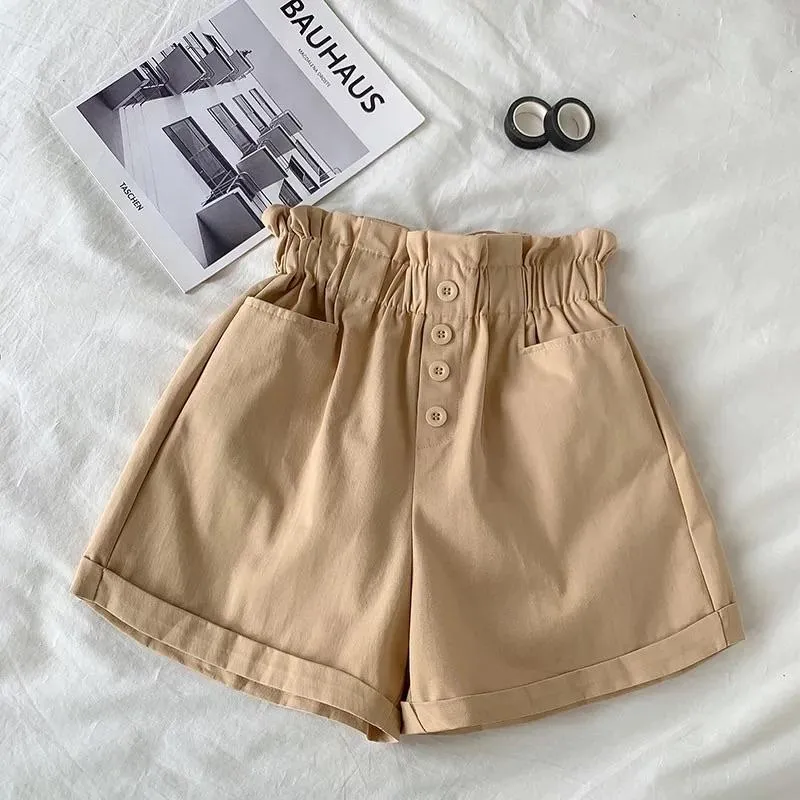 Enna Elastic Waist Shorts