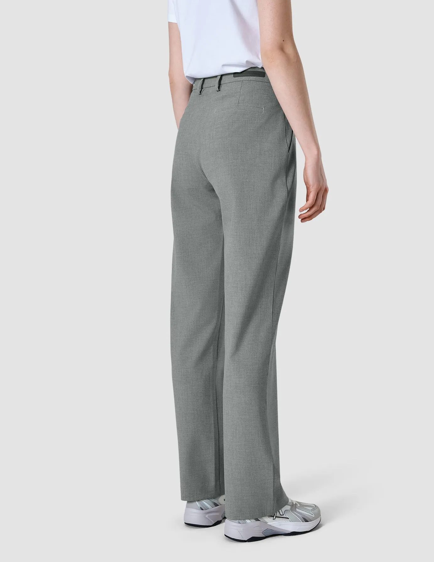 Essential Pants Straight Cloud Grey