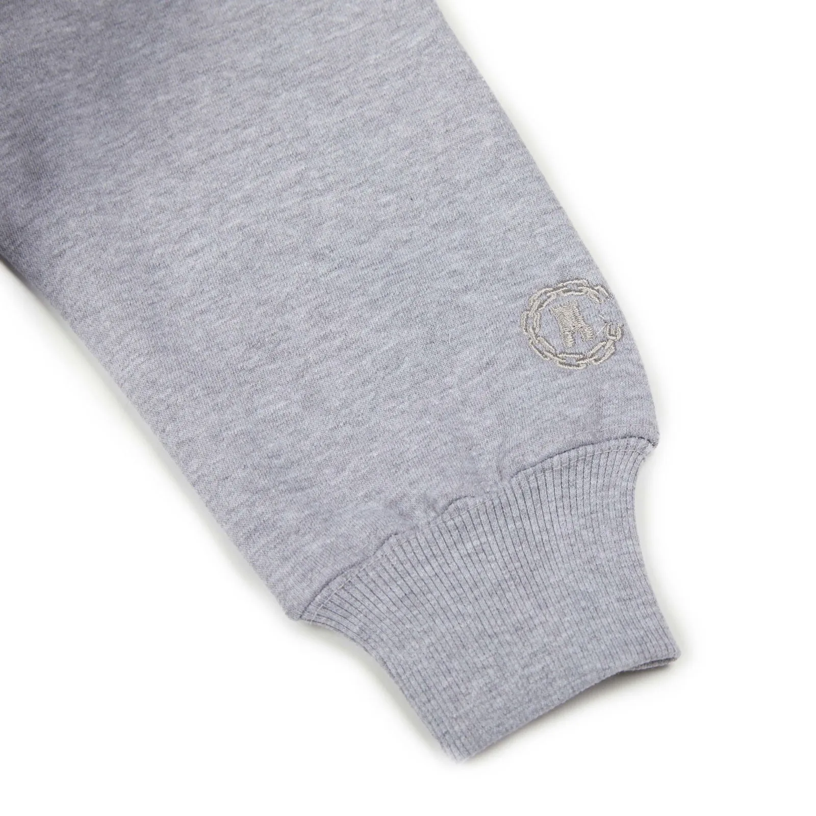 Essential Premium Fleece Sweatshirt - Heather Grey