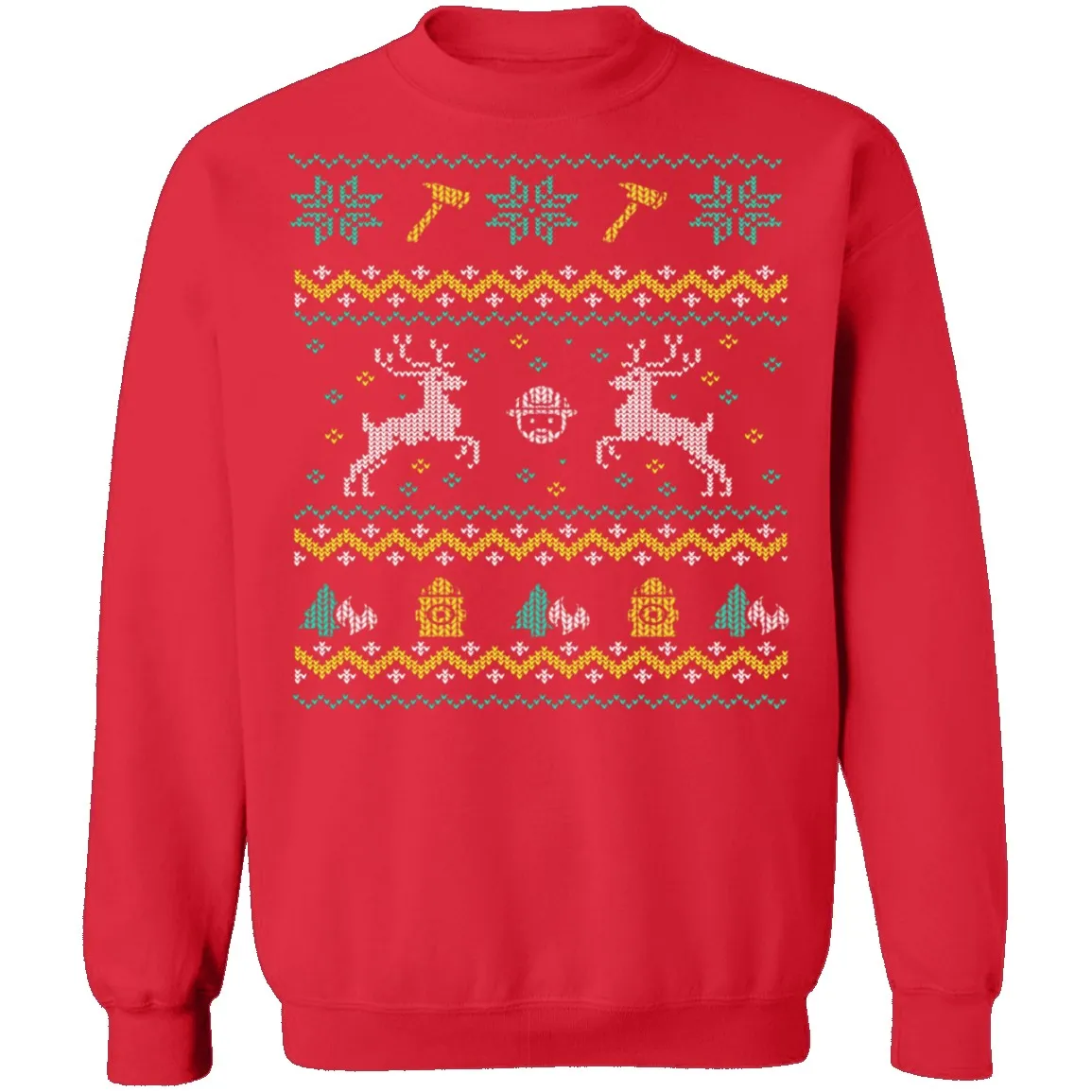 Firefighter Ugly Christmas Sweater