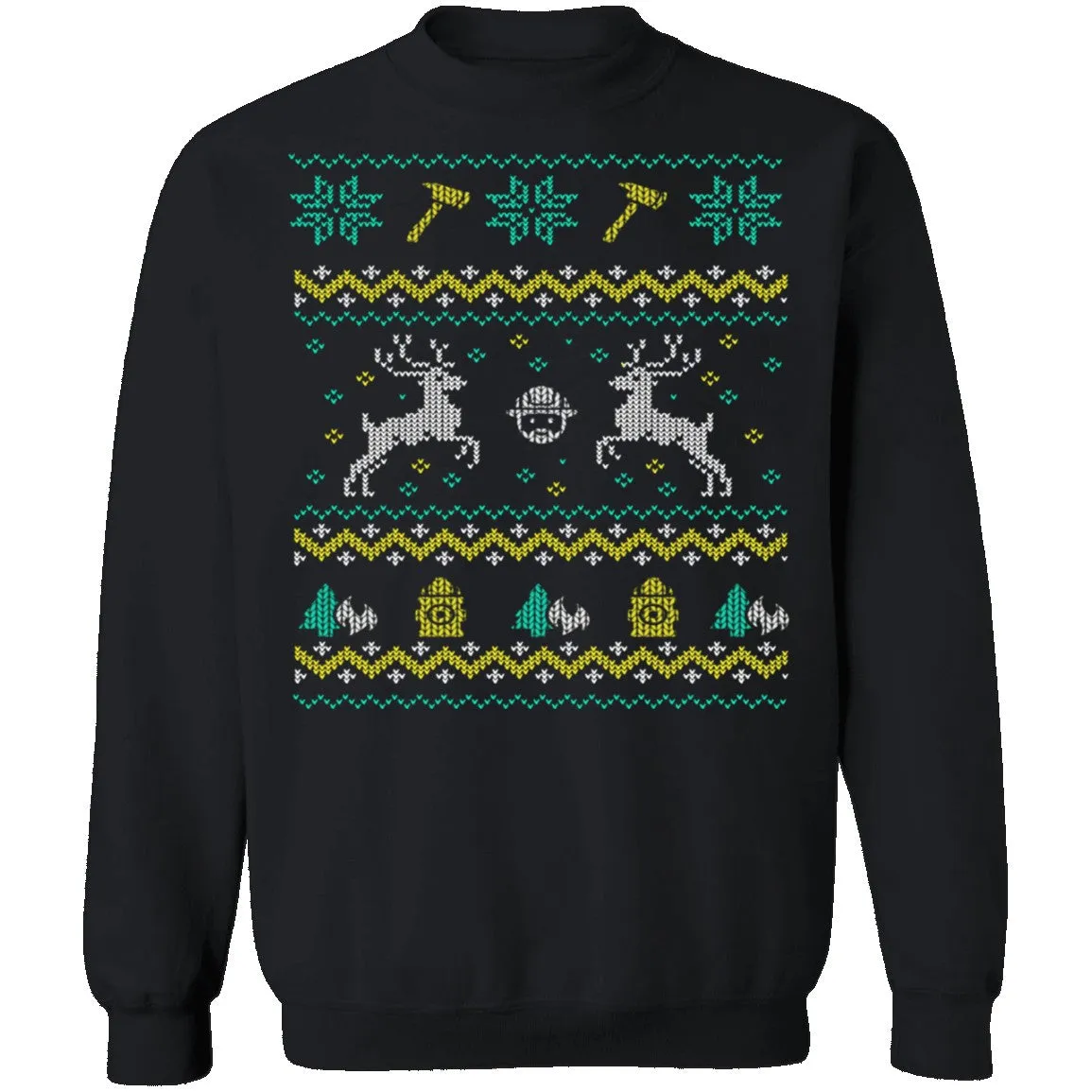 Firefighter Ugly Christmas Sweater