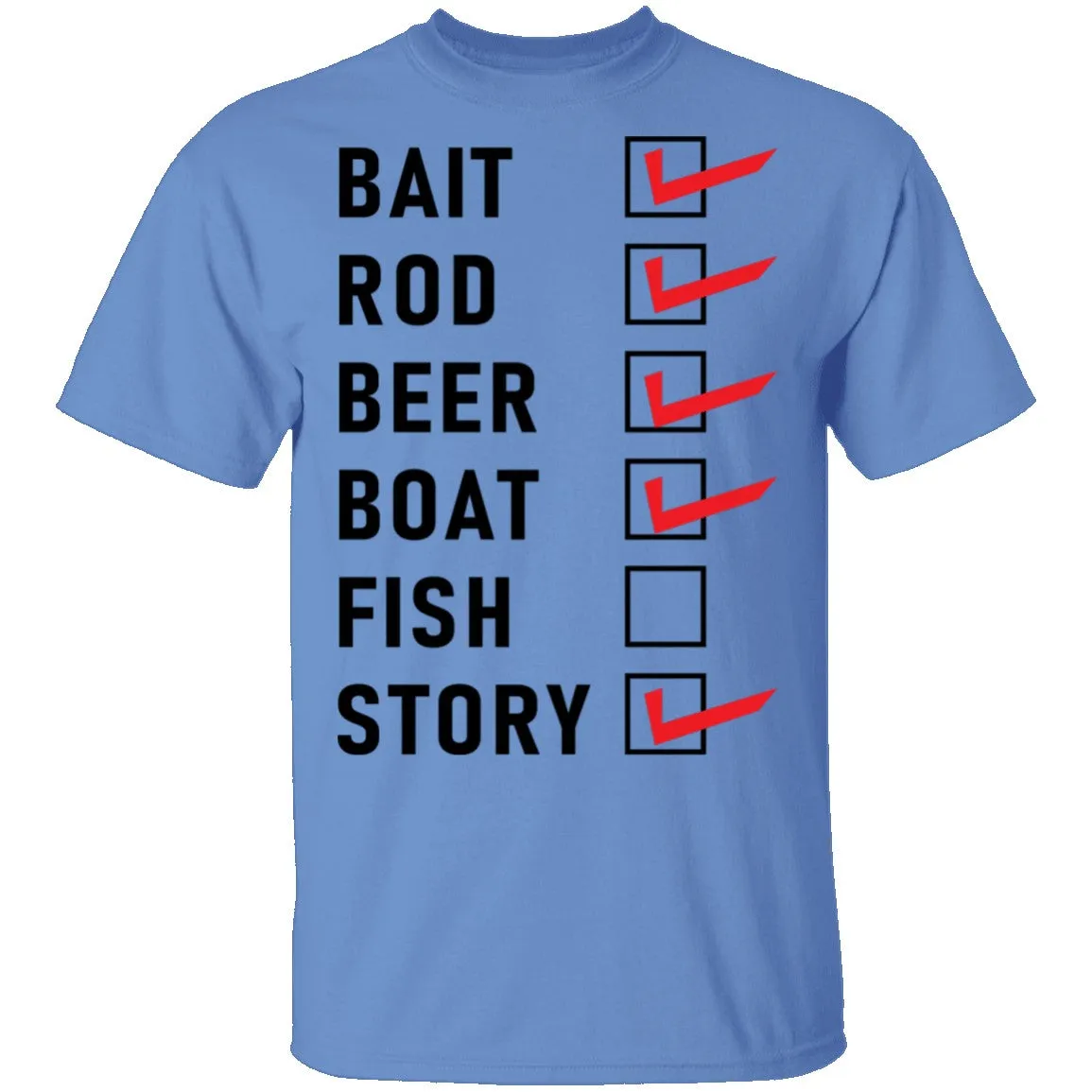 Fishing List T-Shirt