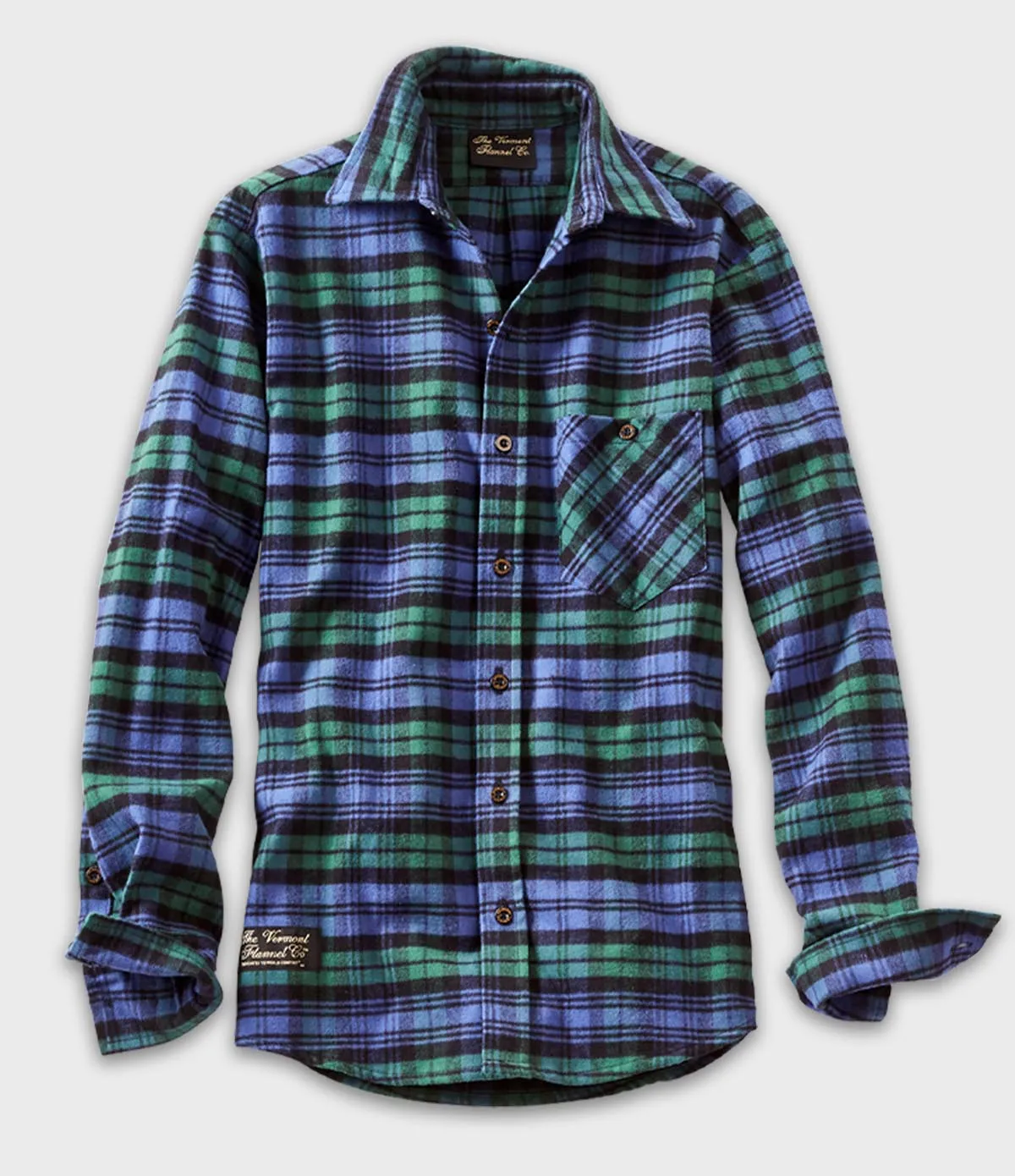 Fitted Flannel Shirt - Black Watch