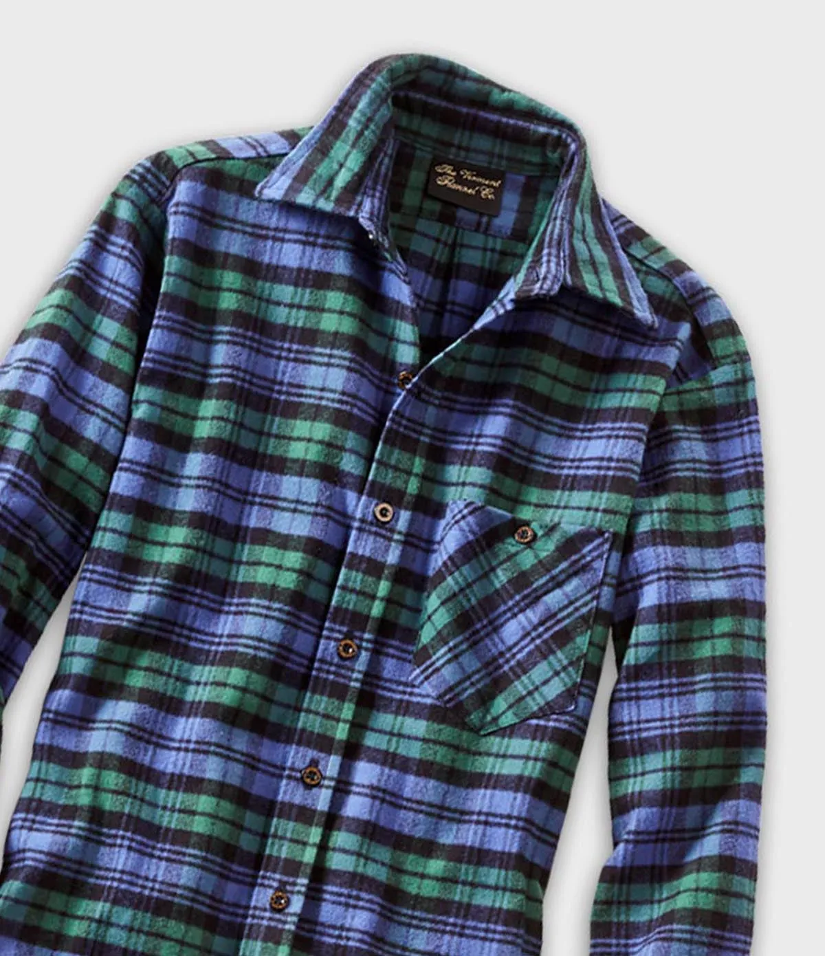 Fitted Flannel Shirt - Black Watch