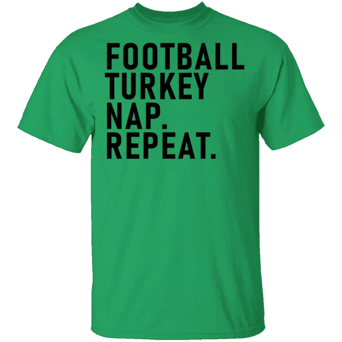 Football Turkey Nap Repeat T-Shirt