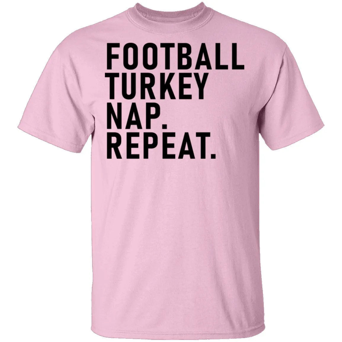 Football Turkey Nap Repeat T-Shirt