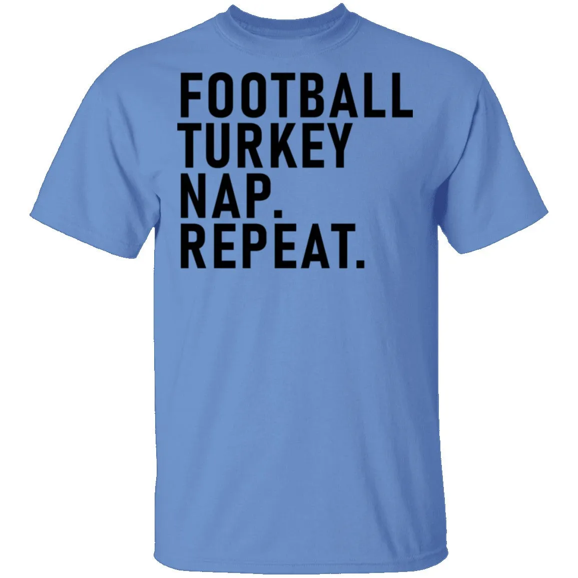 Football Turkey Nap Repeat T-Shirt