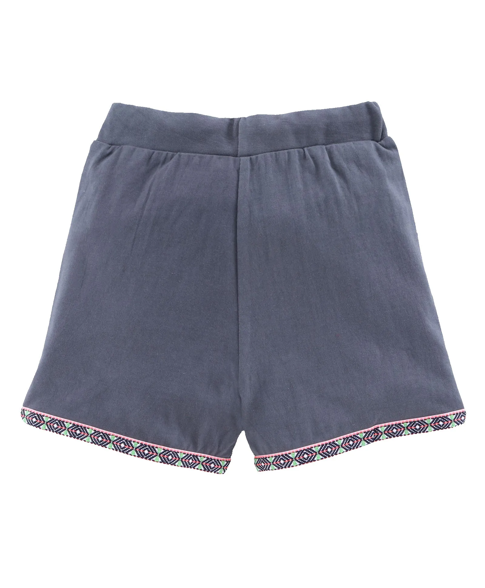 Girls Cotton Jersey Shorts -Pack of 2