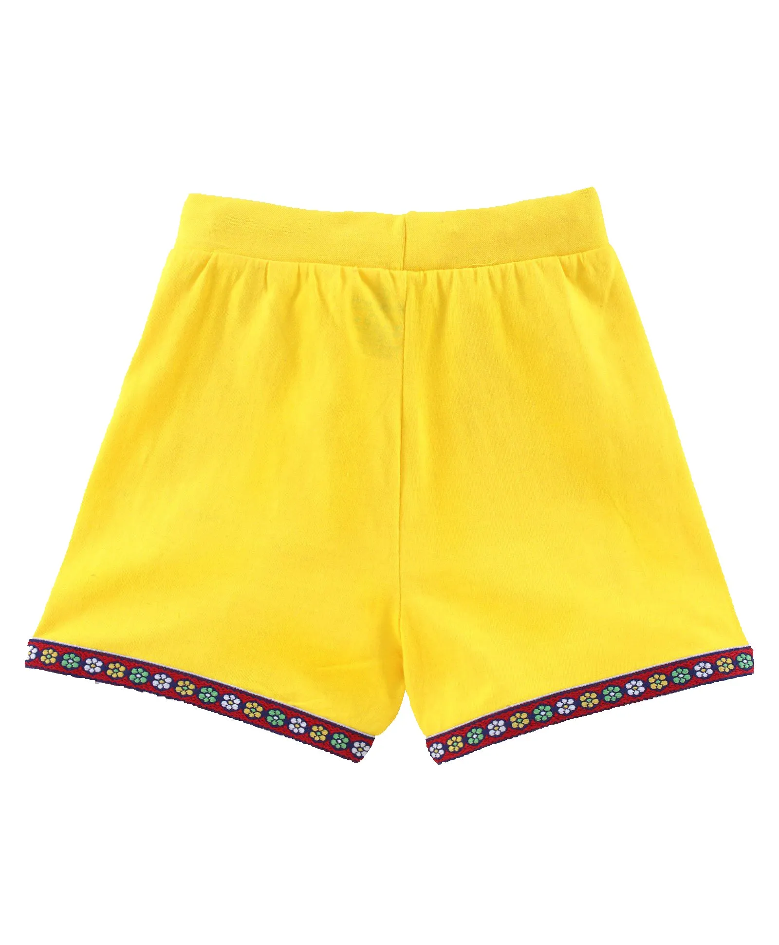 Girls Cotton Jersey Shorts -Pack of 2