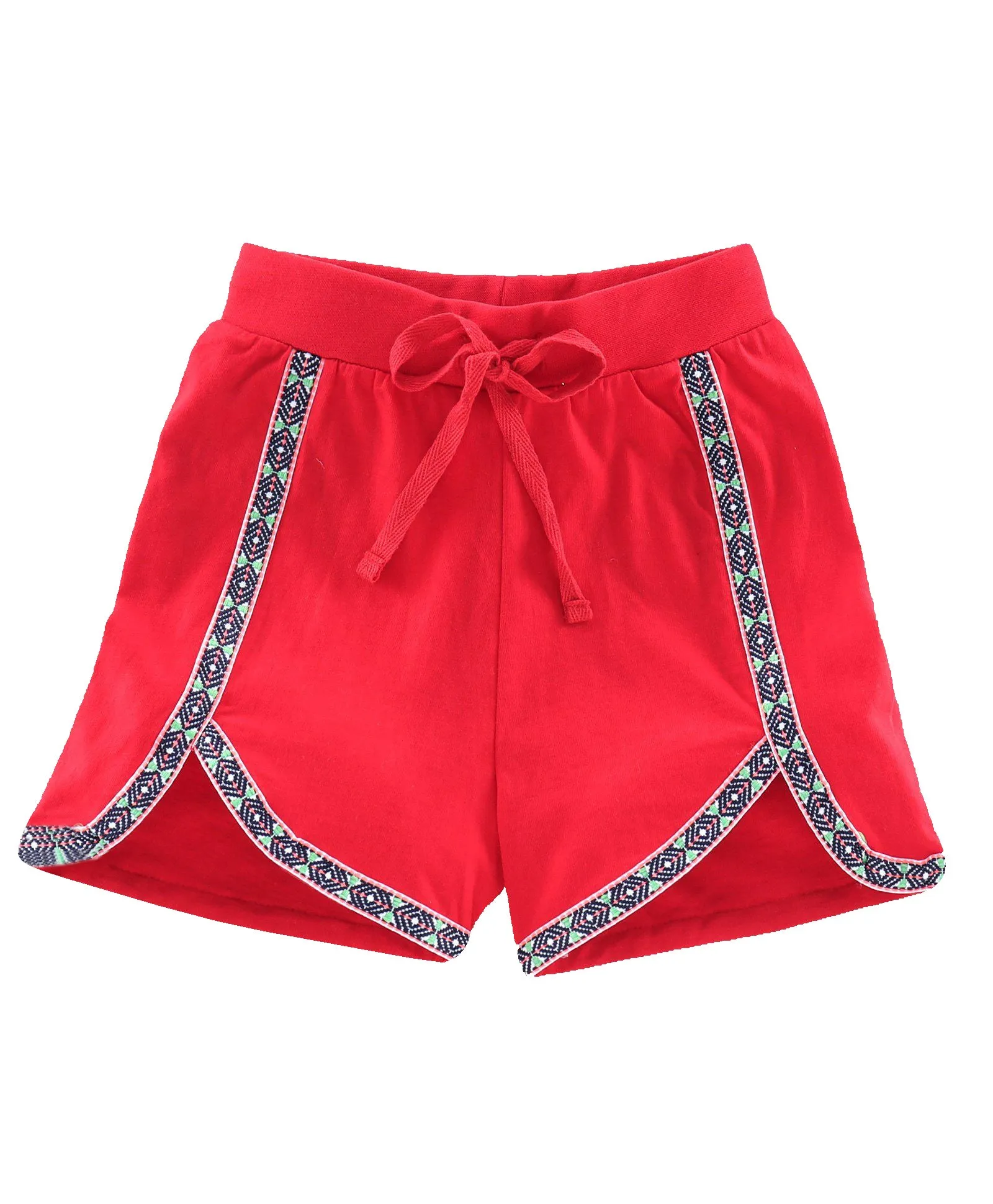 Girls Cotton Jersey Shorts -Pack of 2