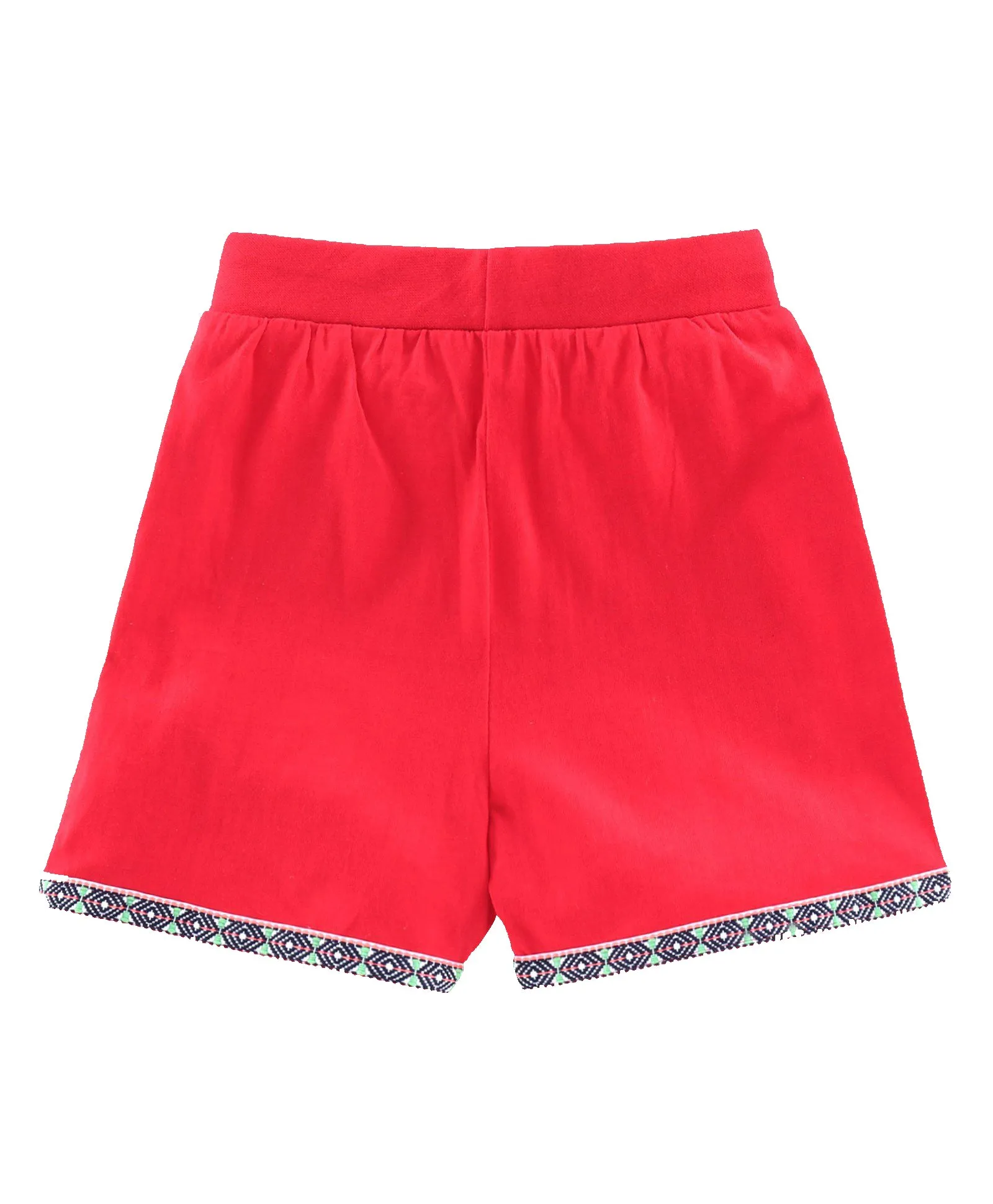 Girls Cotton Jersey Shorts -Pack of 2