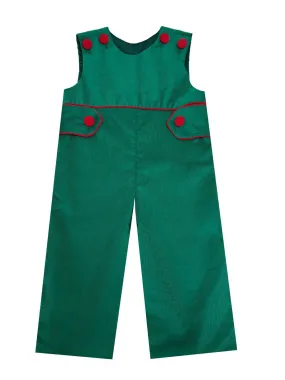 Green Corduroy Overall