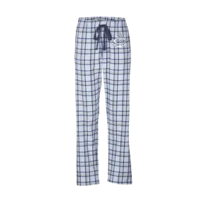 Haley Anchor Flannel Pant - Carolina Blue