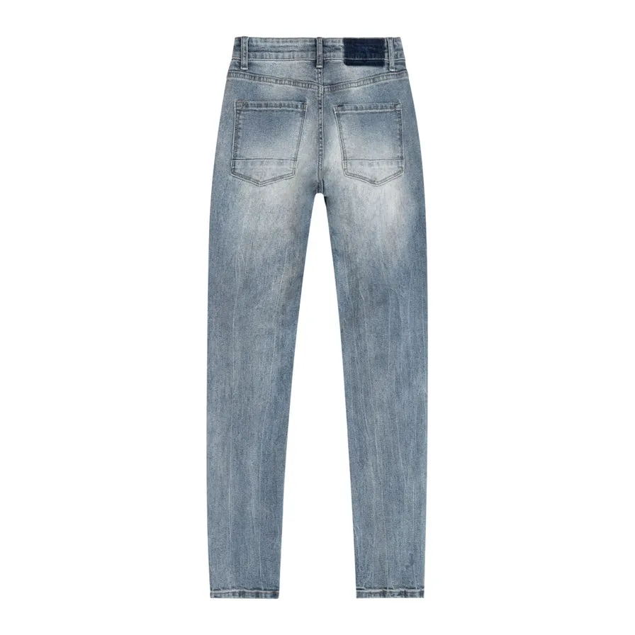 Heavy Ripoff Semi Basic Denim Pants - Vegas Blue